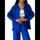 thumbnail image 1 of Conjuntos Casuales de Salón para Mujer, Camisas de Larga con Botones y Pantalones de Pierna , Conjuntos de Chándal Azul L, 1 of 8