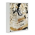 thumbnail image 3 of Stupell Industries Designer Fashion Heels & Books Beauty & Fashion Painting White Framed Art Print Wall Art, 24 x 24, 3 of 9