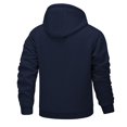 thumbnail image 4 of Caqnni Mens Sweatshirts Full Zip Sweatshirts Athletic Jogging Sweatshirts Winter Jackets Coat Sweater Hoodie Pullover (L,Blue), 4 of 5