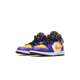 thumbnail image 2 of Jordan PRE SCHOOL Jordan 1 Mid PS "Lakers" DQ8424 517 from Stadium Goods, 2 of 8