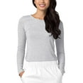 thumbnail image 4 of Adar Underscrubs for Women Multi Color 3 Pack - Long Sleeve Underscrub Comfort Tee, 4 of 6