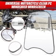 thumbnail image 4 of 2mm Thick Universal Motorcycle Windshield Windshield Transparent Deflector Windshield Transparent, 4 of 5