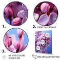 thumbnail image 3 of Designart "Tranquil Contemporary Lilac" Lilacs Floater Framed Canvas Wall Art, 3 of 5