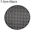 thumbnail image 3 of Flower Pot Hole Mesh Pad, Round Drainage Hole Screens Prevent Soil Loss Anti, Bonsai Pot Bottom Grid Mat Mesh, 50Pcs Hollow Garden Bonsai Prevent Soil Loss Mesh Pad, 3 of 7