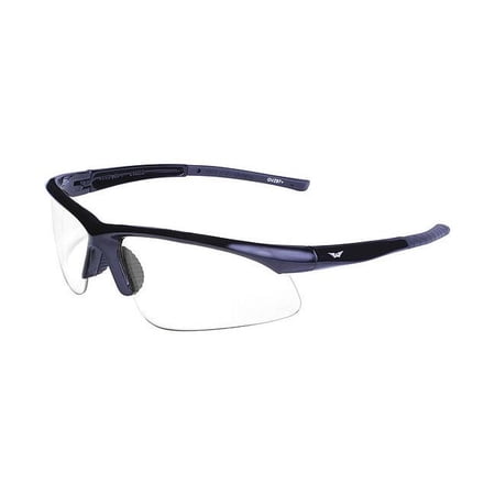 Global Vision Ambassador Safety Glasses Scratch-Resistant Black Frame w/ Clear Lens ANSI Z87+