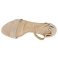 thumbnail image 4 of CL by Laundry Womens Jolly Rhinestone Block Heel Ankle Strap  Dress Sandals, 4 of 5