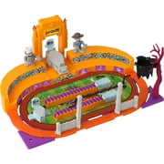 Bandai World of Zombies Deluxe Sports Stadium playset with 2 Exclusive Figures U.S.Z. Cowboy and Zrance Zrench Chef and 2 bio Cards 44221
