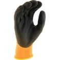 thumbnail image 2 of PIP Industries B1030769 Zone Defense HPPE Shell Cut Resistant Poly Palm Coat Gloves, Black & Orange - Small, 2 of 5