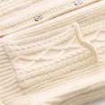thumbnail image 2 of Mordenmiss Women Sleeveless Knitted Sweater V Cut Cable Preppy Vest Kint Loose Solid Color Pullover Tops Beige S, 2 of 4