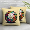 thumbnail image 3 of Nawy Cherry 8 Ball Pillow Covers,Trendy Cherry Throw Pillow Covers for Couch Bed Bedroom Dorm Kids,Trendy Pillows White, 3 of 5