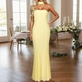 thumbnail image 2 of Vestido largo elegante y ajustado para mujer - Vestido largo de fiesta con cuello en V para invitadas a bodas y cócteles, 2 of 8