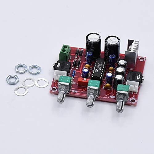 Taidacent XH-M151 Preamplificador de sintonización digital Placa de tono Tubo Preamplificador de micrófono Preamplificador de procesador de audio Preamplificador XR1075 Preamplificador digital