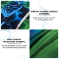 thumbnail image 5 of Btargot 5 Piece Lighting Gaming Boy Comforter Set Twin Blue Green Game Controller Kids Bedding Set, 5 of 10