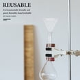 thumbnail image 3 of Glassware Labware Analytical Chemistry Feeding Funnel Liquid or Solid Triangle Funnel Thick High Temperature Resistant Tool 60MM, 3 of 9