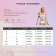 thumbnail image 6 of Women Shiny Disco Party Pole Dance Bodysuit Spaghetti Straps Front Lace-up Sequins Tassels, 6 of 7