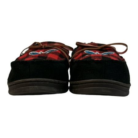 

NCAA Delaware State Hornets Easy Slip-On Suede Moccasin Slippers (S (7-8))