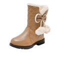 thumbnail image 2 of Children's Boots, Snow Boots, Girls' Thick Fleece And Warm Midsole Boots, 2 of 5
