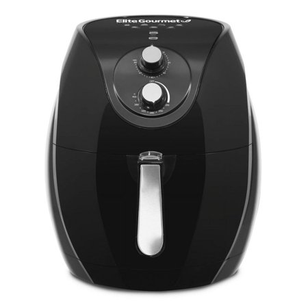 Elite Gourmet EAF-658 Electric 6.5Qt Air Fryer, XXL Capacity, 4.75Lbs of Food, 1700WOil-Less Healthy Cooker Timer & Temperature Controls, 26 Recipe Cookbook