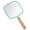 blue, variant on Hand Held Mirror With Handle For Makeup,Small Cute Wood Hand Mirror-Square - blue