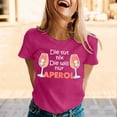 thumbnail image 2 of Womens T Shirts Letter Print Graphics Crew Neck Short Sleeve Loose Trendy Casual Tops, 2 of 5