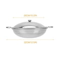 thumbnail image 2 of ifundom 1 Set of Stainless Steel Pots Hot Pot Cooking Practical Design for Cooking at Home, 2 of 7