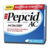 Pepcid Ac Tablets Maximum Strength For Relief Of Heartburn - 25 Ea, 3 Pack