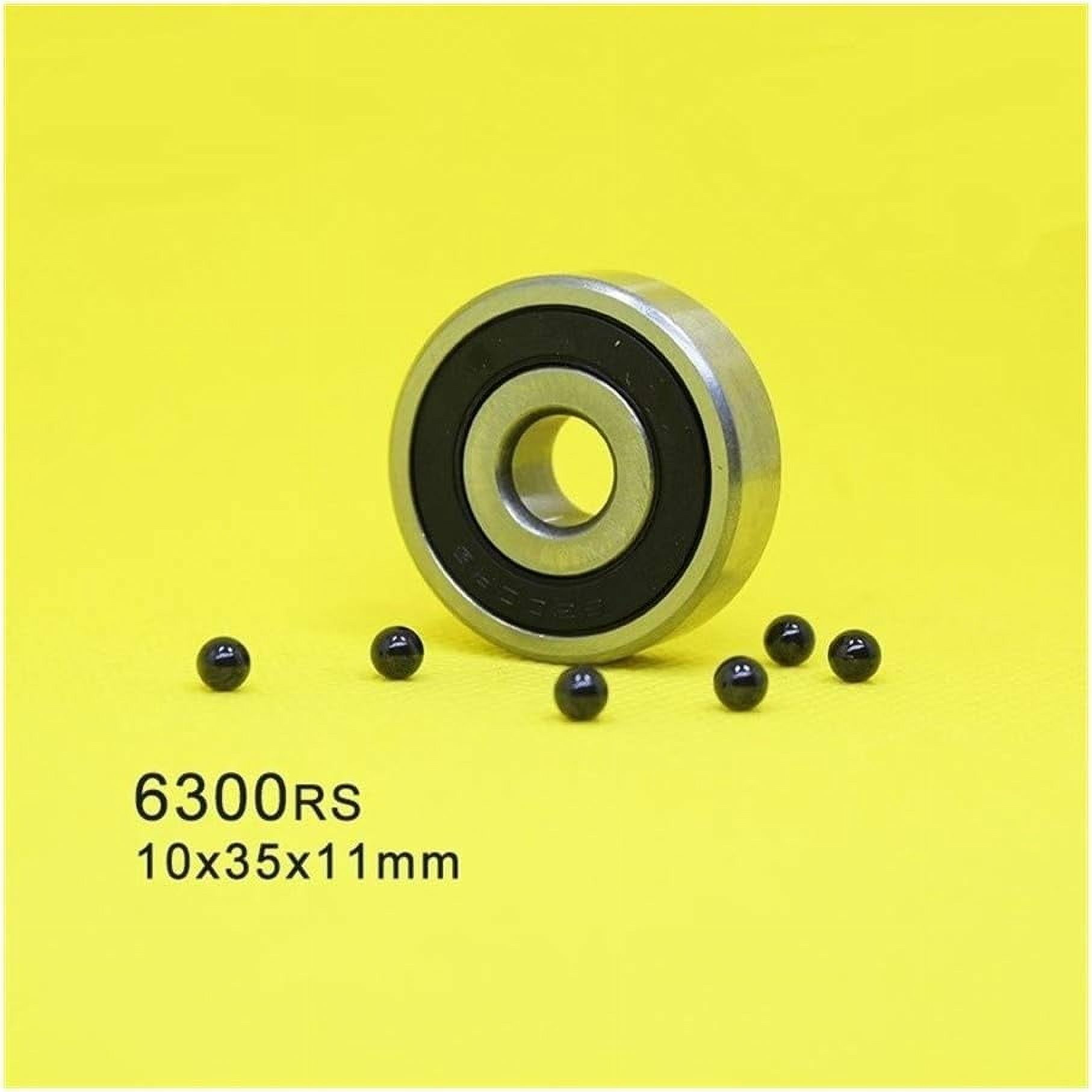 6300 3NC 6300RS 6300HC Hybrid Ceramic Bearing 10 * 35 * 11 mm ABEC-1  Industry Motor Spindle Hybrids Si3N4 Ball Bearings
