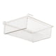 thumbnail image 5 of Cesta extraíble para cajón colgante, marco de almacenamiento para armario, organizador de armario de cocina blanco, 5 of 7