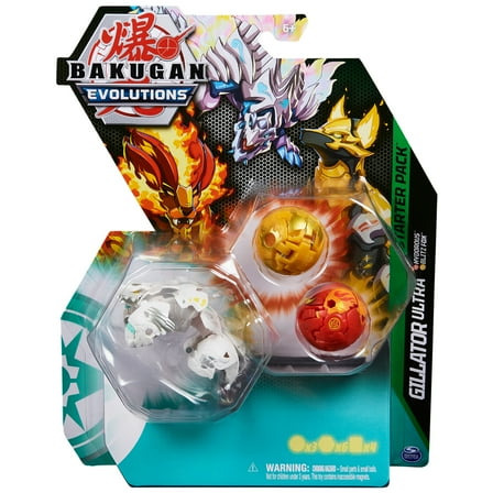 Bakugan Evolutions Starter Pack 3-Pack, Gillator Ultra