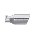 thumbnail image 2 of MBRP Universal Tip 4.5 O.D. Angle Rolled End 2.5 Inlet 11in Length - T304, 2 of 2