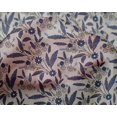 thumbnail image 4 of oneOone Silk Tabby Fabric Leaves & Floral Block Decor Fabric Printed BTY 42 Inch Wide, 4 of 4