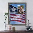 thumbnail image 6 of Be Strong and Courageous, Biblical Military Gift, American Flag Picture Frame, 5023BW, 6 of 6