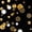 Black and Gold Glitter, variant on Artstyle Dinner Paper Plates, 10", 85 ct., Choose Color