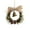 A, variant on ZLBDYG Velvet Bow and Bell Wreath Ornament with Artificial Pine Cones & Berries, Single Hanger Decoration for Christmas Tree, Holiday Scene Setting & Festive Gift Topper for Present Packages