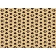 thumbnail image 1 of Ahgly Company Machine Washable Indoor Rectangle Transitional Saddle Brown Area Rugs, 2' x 5', 1 of 7