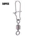 thumbnail image 2 of Fishing Swivel With Snap, Stainless Steel Convenient To Use Swivels Connector, Sturdy And Durable For Fishing Lover The Best Gift Fishing Accessory Fisherman, 2 of 8
