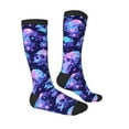 thumbnail image 3 of Fotbe crystal Skull flower star print Women's Men's Novelty Crew Socks Cotton Socks Knee High Socks for Walking,Running,Nurses,Pregnancy, 3 of 8