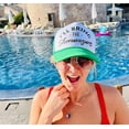 thumbnail image 2 of Funky Junque Foam Trucker Hat - I'll Bring The Shenanigans (White/Kelly Green), 2 of 4