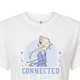 thumbnail image 3 of Disney Frozen 2 - Connected By Love Elsa - Juniors Cropped Cotton Blend T-Shirt, 3 of 5