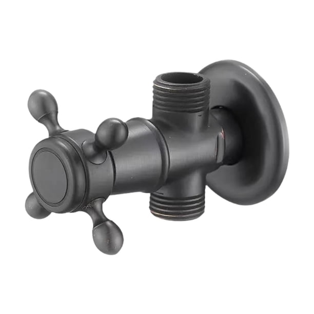 Válvula de cierre angular de cobre para baño, fácil instalación, resistente, espesante de agua. Estilo A