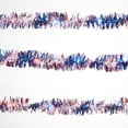 thumbnail image 4 of Indoor 20-Count Battery-Operated LED Tinsel Wire Lights, Red/Cool White/Blue, 6', Patriotic by Way To Celebrate, 4 of 6