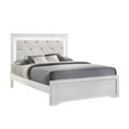 thumbnail image 3 of Brooklyn Twin 4 Piece LED Bedroom set made with Wood in White, 3 of 12