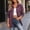 Hot Pink plaid shacket for women a1, variant on Bzdzmqm Womens Plaid Shacket Oversized Button Down Collared Long Sleeve Shirt Jacket with Chest Pockets Loose Relaxed Fit Casual Shirt Fall Winter Outfits, Hot Pink L