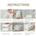 thumbnail image 4 of Kcavykas Home, Kitchen, Refrigerator Storage,LED Colorful Snow House Small Humidifier , Usb Refill Atomizer Aromatherapy Diffuser for Cars, offices, Bedrooms And Living Rooms Decoration, 4 of 6