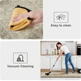 thumbnail image 4 of Anti Fatigue Fall Kitchen Mats, Boho Distressed Kitchen Floor Mats 17"x47"+17"x29", Non Slip Waterproof Kitchen Rugs, Padded Comfort Standing Mats for Laundry, Office, Sink, Desk Orange Multi, 4 of 5
