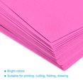thumbnail image 4 of Uxcell Colored Copy Paper 8.3 x 11.7 inch 75gsm Bright Pink 25 Sheets, 4 of 6