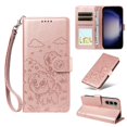 thumbnail image 4 of Funda Cartera GANGXUN con Diseño de Perrito en Relieve para Samsung Galaxy S23 , Protección 360° con Ranuras y Correa Desmontable, 4 of 6