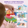 thumbnail image 3 of Kit de pintura de gemas Klever Kits Diamond Art para niños de más de 6 años, 4 unidades, 3 of 7