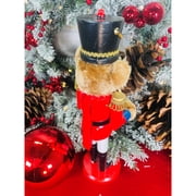 Santa's Workshop Teddy Bear Drummer Nutcracker 14 - 14