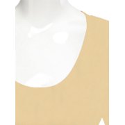 Emmalise Basic Scoop Neck Long Sleeve Fitted T-Shirt, (Women's)